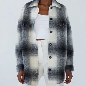 Aritzia Wilfred Free Ganna Shacket in Alpaca